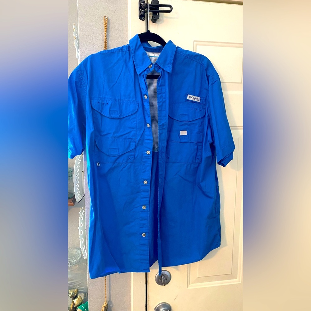 Columbia Blue Short Sleeve Shirt